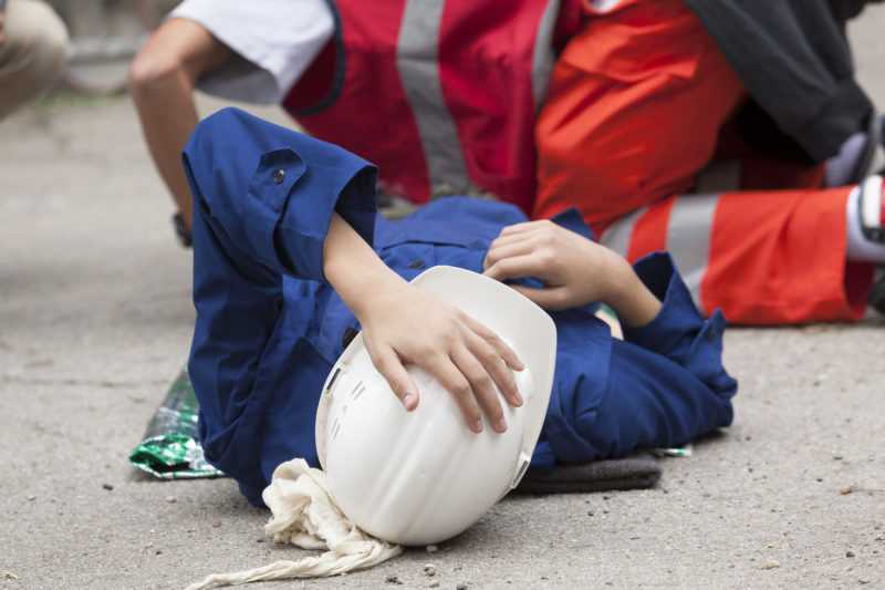 I was injured in a fall while working at a construction site who is liable for my injuries